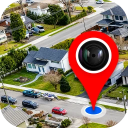 Symbol von GPS-Satelliten-Live-Erdkarte